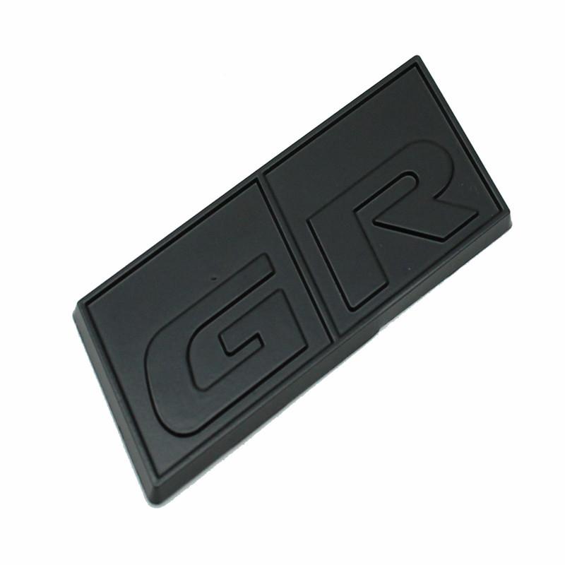 3D GR Sport Logo Car Decal Front Hood Grille Emblem Badge Sticker For Toyota HV YARiS RZ RC RS Prius Lexus Harrier GRMN Stickers