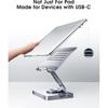 Подставка для iPad BYEASY, Док-станция для ноутбука, USB-C хаб для iPad 8-в-1, Подставка для планшета Type-C с HDMI, 3,5-мм разъемом, LAN, Зарядка 100 Вт PD, 2*USB 3.0, SD/TF