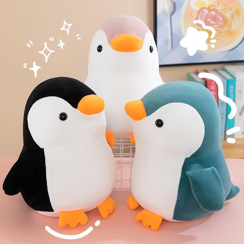Cute Cartoon Little Penguin Plush Toy Aquarium Baby Penguin Doll Lazy Decompression Doll Birthday Gift