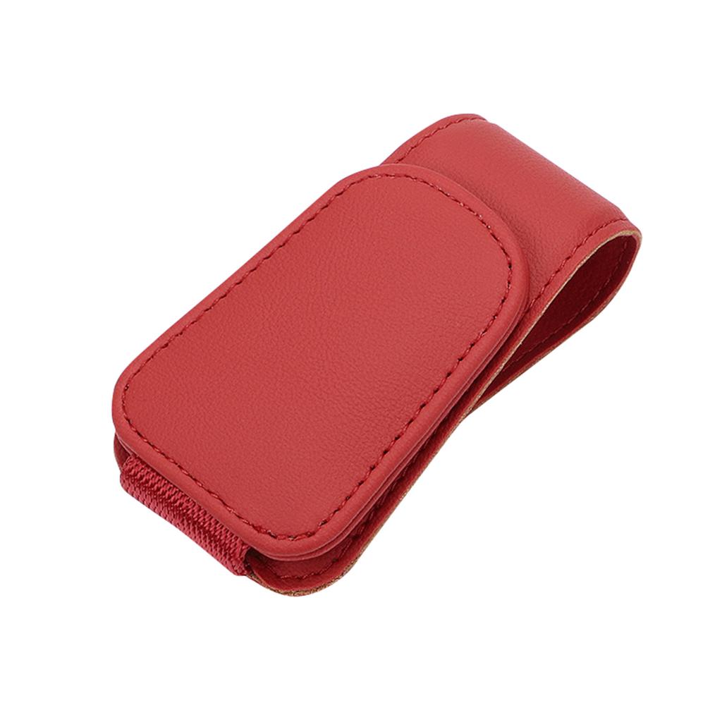 Держатели солнцезащитных очков для автомобильного солнцезащитного козырька, магнитные кожаные очки, зажим для вешалки для очков для автомобиля, зажим для визитных карточек, крепление для очков, аксессуары для автомобильного козырька