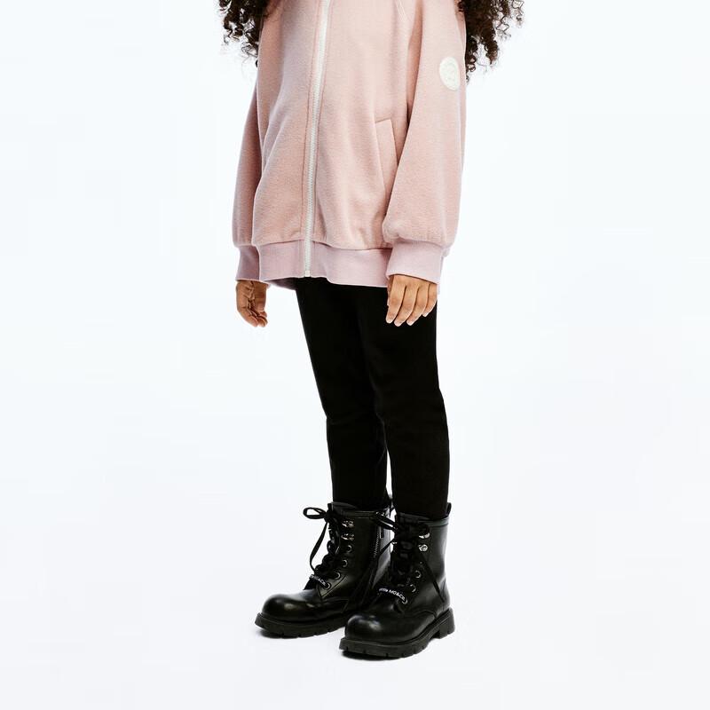 little MO&Co. Girls' Fleece-Lined Slim Fit Denim Jeans