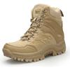 New Men Tactical Boots Army Breathable Desert High Quality Unisex Waterproof Male Hunting Boots Ankle Work Climbing Hiking Shoes