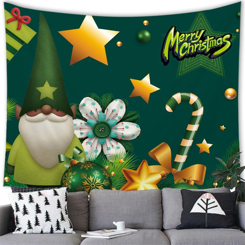 С Рождеством мультфильм снеговик трансграничная поставка гобелен настенное одеяло