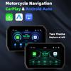5-дюймовый беспроводной CarPlay Moto Android Auto мотоциклетный GPS-навигационный дисплей Экран Портативная цифровая приборная панель мотоцикла