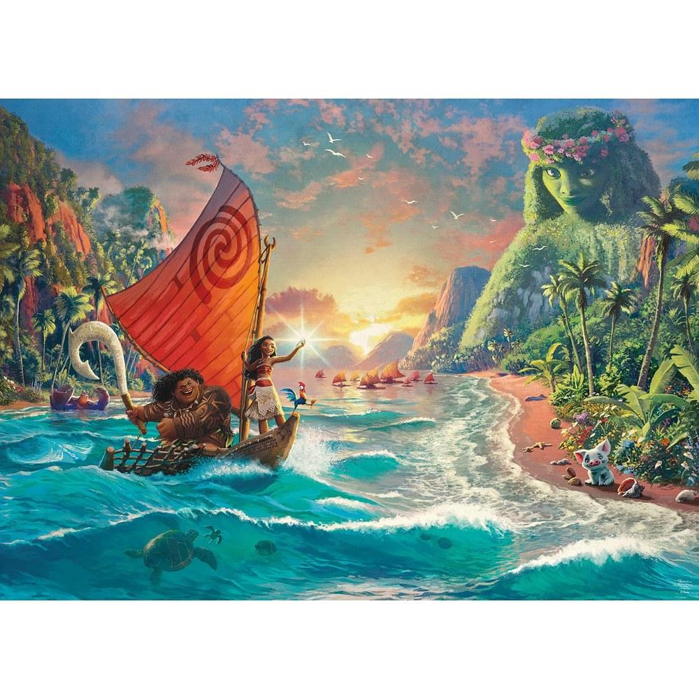 Ceaco Thomas Kinkade Disney Moana 1000-Piece Jigsaw Puzzle for Adults