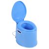 Multi Function Outdoor Portable Bathroom Toilet Seat for Children Elderly Pregnant Women(Blue )
