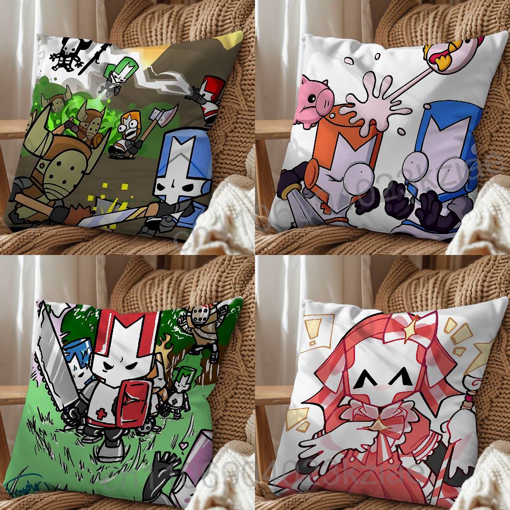 Арт милый крутой Чехол на подушку Castle Crashers чехол на подушку для дивана в гостиной чехол на подушку для кровати в спальне домашний декор