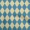 Cotton Flex Blue Fabric Argyle Craft Projects Decor Fabric Printed By The Yard 40 Inch