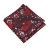 High Quality Men Handkerchief Red Blue Rose Floral Constellation Designed Wave Lines 26cm Width Tuxedo Suit Shirt Pocket Square