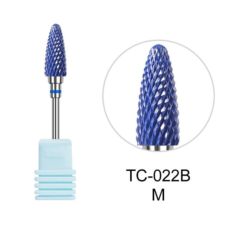 Ceramic Milling Cutter Flame Carbide Nail Drill Bits Pink Gel Remover Electric Machine Drills Polishing Peeling Nails Art Tools