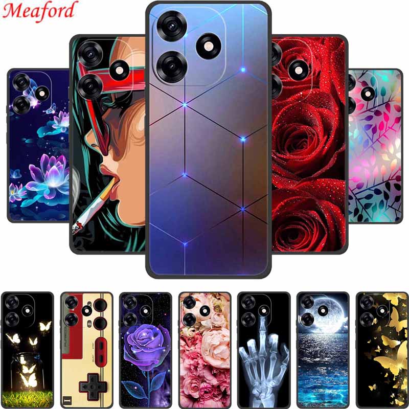 Для Infinix Hot 30 4G Чехол Популярный Черный Силиконовый Мягкий Задняя Крышка Чехол Для Infinix Hot 30i 30 Чехол Для Телефона Hot30 Coque Funda