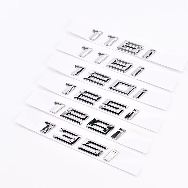 Car Letters for BMW Trunk Emblem Logo Badge Adhesive Lettering Sticker Accessories for 116i 118i 120i 125i 128i 130i 135i 140i ya2