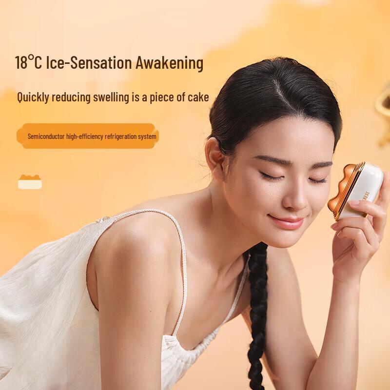 breo Little Golden Mountain Facial & Body Massager