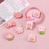 Handmade Resin Pig Hair Clip and Clog Decoration Set