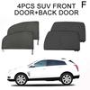 2/4pcs Car Window Screen Door Covers Side Window Shade UV Sunshine Cover Shade Mesh Car Mosquito Net For Car SUV Sunshade Visor