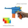 Mauser Pistol Toy Gun 10 Rubber Soft Bullets Mini Foam Dart Gun Blasters Children Kids Cosplay Gifts