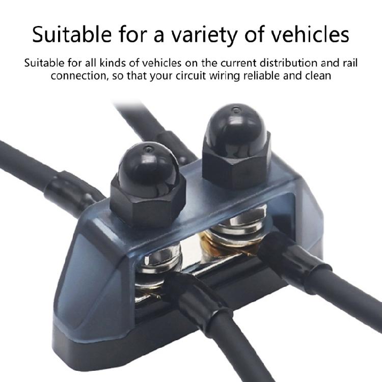 Bus Bar Terminal Block Power Stud Battery Power Junction Post Block 12-48V Metal