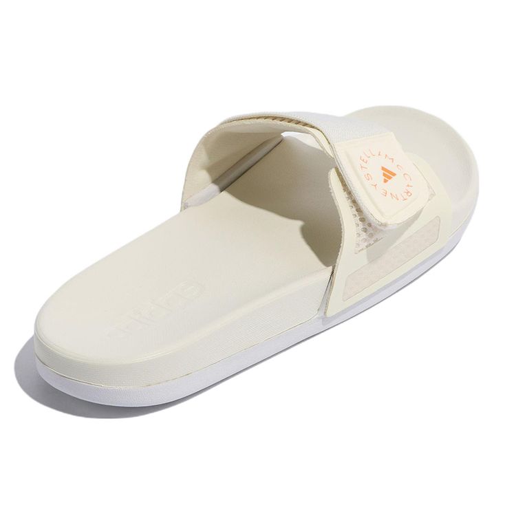 Stella McCartney x adidas Слайды Белый Сигнальный Оранжевый Женские Кроссовки GX3119