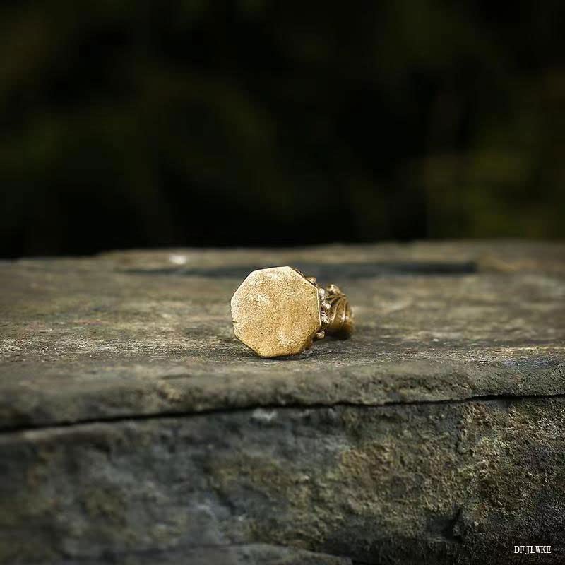 Миниатюрная статуя Будды Амида Нёрай, стоящая статуя 46 мм, Будда Амида, изготовленная из латуни античного цвета, Амида в год Собаки и покровитель зодиака