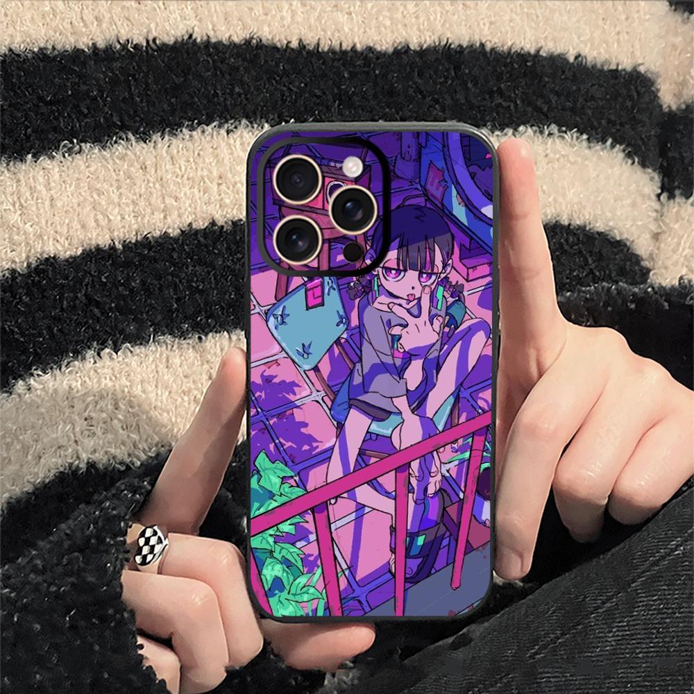 Zutomayo japan singer pattern Phone Case For iPhone 16 16e 15 14 13 12 11 Plus Mini Pro Max Soft black Shockproof Cover