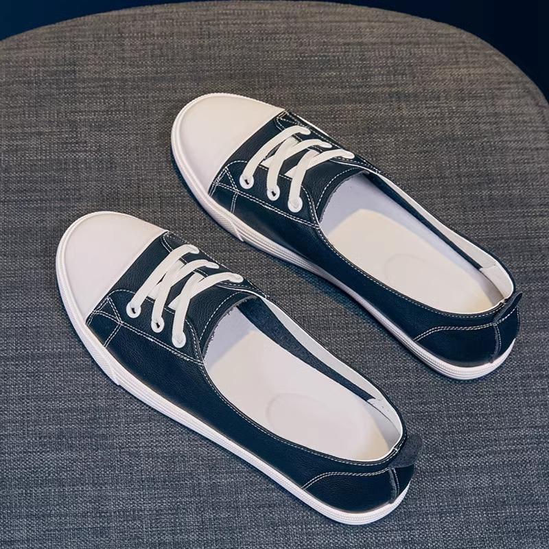 Универсальные маленькие белые туфли женские туфли весна и осень новые белые спортивные и повседневные модные плоские кожаные