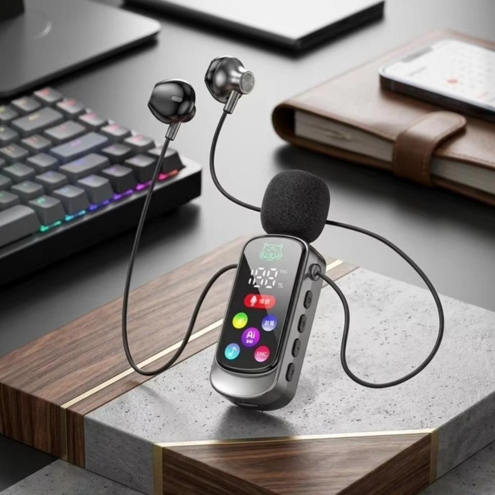 Microphone Karaoke Headphones Clip-on Design Clip-on Earphones Gaming Headsets Gaming Use