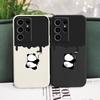Paint Panda Phone Case For Samsung Galaxy S25 FE S24 S23 S22 S21 S20 S10 Ultra Plus FE Note 20 Ultra 10 Plus Cover