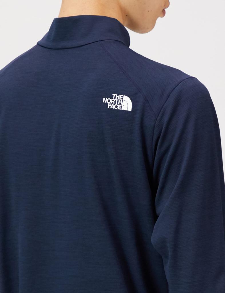 The North Face Long Sleeve Flash Dry 3D UV Urban Size XL Men's Zip-Up Jacket, Moisture-Wicking, Quick-Drying, Protection, Navy,