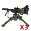 Военный MOC Оружие Строительный Блок Тяжелый Пулемет Гатлинг M19 NSV Фигурки Артиллерия Сапер Пистолет Пуля Игрушка Подарок K013