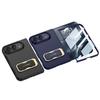 For iPhone Duo 5G Case Ultra-Thin Skin-Friendly Wristband Rotating Bracket With Tempered Film Shockproof Back Cover Accessories