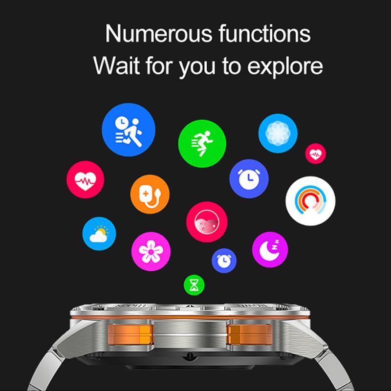 Smart Watches IP67 1.43 Inch Screen Waterproof Men's Watches Sports Watches High-definition Large-screen Low-power Waterproof Watches