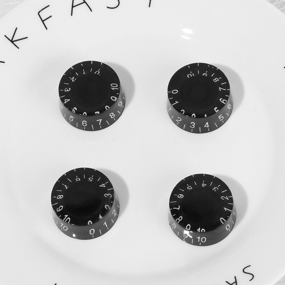 Accessories Tone Volume Knobs Bass Tuning Switch Electric Guitar Speed Control Bucket Shape Knob