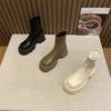 Xiaoxiangfeng Thick-Soled White Martin Boots Women'S Shoes Thin Boots Are Popular Small Short Boots Today