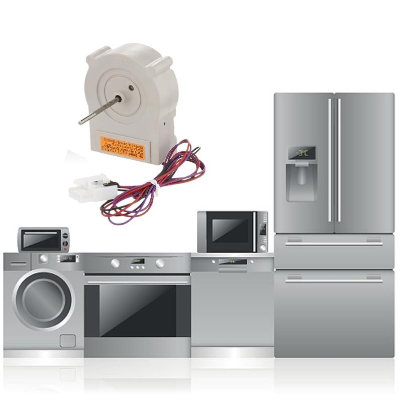 12V 2.5W D4612AAA21 Refrigerator Fan Motor Assembly For B20CS80SNB/01 B20CS50SNB/01 B20CS51SNI/01 Replacement Housing