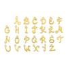 Mirror Polished Stainless Steel A-Z Letter Charms for DIY Jewelry