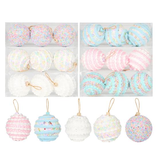 3 шт. Рождественские шары, украшения, декоративные, небьющиеся, пенопластовые, рождественские лампочки, юбка для елки, дом