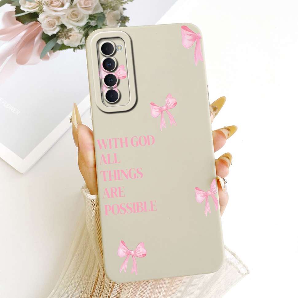 Чехол для Oppo Reno4 Reno 4 Pro, мягкий силикон, милый кролик для пары, задняя крышка телефона для Oppo Reno 4 Reno4 Pro 4G
