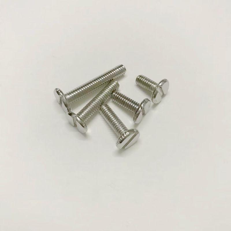 Машинный винт M9 с плоской головкой, накатанный, никелированный (10-55мм) - Высокопрочный, взрывозащищенный болт для осветительных приборов