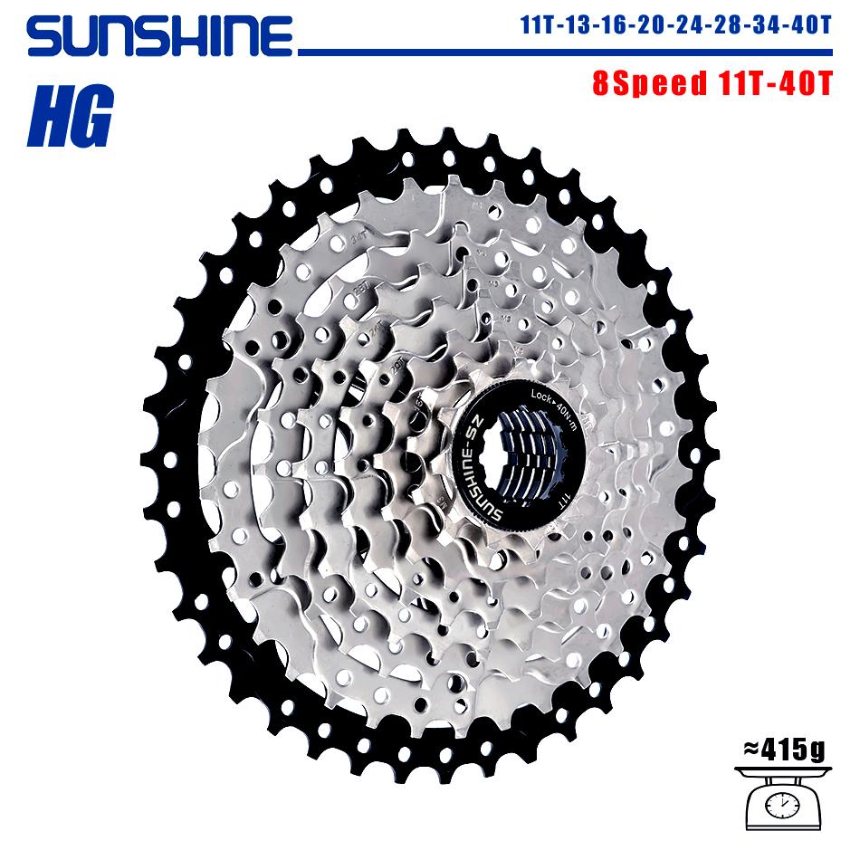 SUNSHINE Велосипедная Кассета 8/9/10/11/12 Скоростей MTB Звезда 11T-32T/36T/40T/42T/46T/50T/52T Структура HG Трещотка для SHIMANO/SRAM