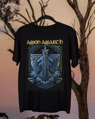 Amon Amarth Into The Oar Альбом Унисекс Футболка Все Размеры от S до 5XL TP272.webp Унисекс Футболка