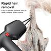 Electric Poultry Plucker Rechargeable Stainless Steel Cone Head Adjustable Waterproof Feather Plucking Machine for Chicken Duck Goose Turkey