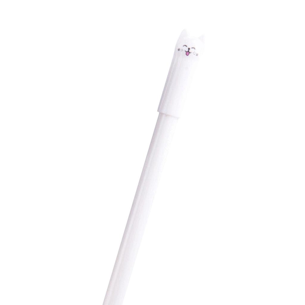 Милые ручки для кошек, гелевые ручки для девочек, черные шариковые ручки для школьных принадлежностей, подарок студентам, 3 мл