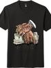 Hip Hop Streetwear-Hands Holding Money Print T-Shirt|Unisex Trendy Casual Tee