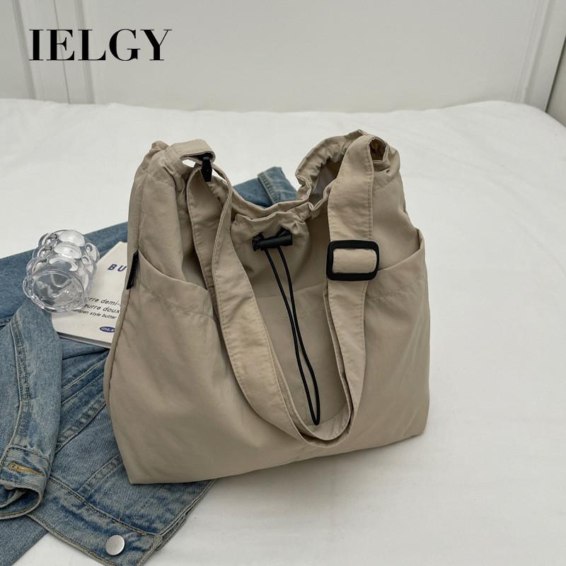IELGY Large Capacity Casual Nylon Cross-body Commuter Bag