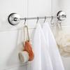 Poyway Kitchen Tool Hooks, Stainless Steel, Super Strong Suction Cups, 5 Movable Hooks, Bathroom & Kitchen Storage