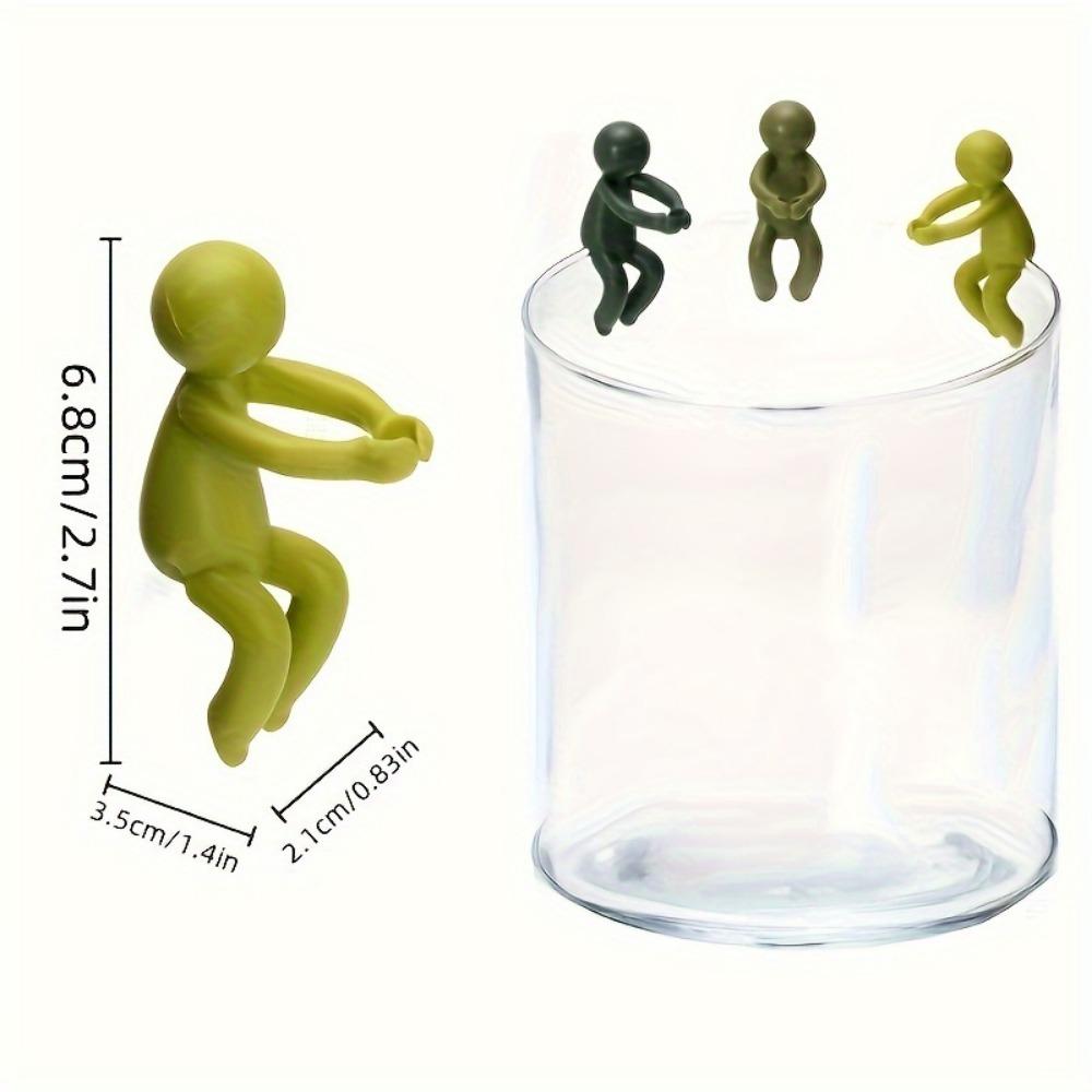 3 шт. милый гуманоидный помощник для поддержки растений для почек, стеблей и опор растений, идеально подходит для размножения и домашнего садоводства, отличный подарок для любителей растений