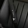 CREKH1 Car Seat Belt Shoulder Cover For Tesla Model S X Y Juniper 3 Highland Cybertruck Safety Belt Protective Cover Car Accessories
