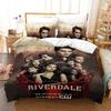 Постельное белье с принтом Ривердейл 3D Комплект постельного белья Комплекты пододеяльников с наволочками Цифровая печать Комплекты чехлов для одеял