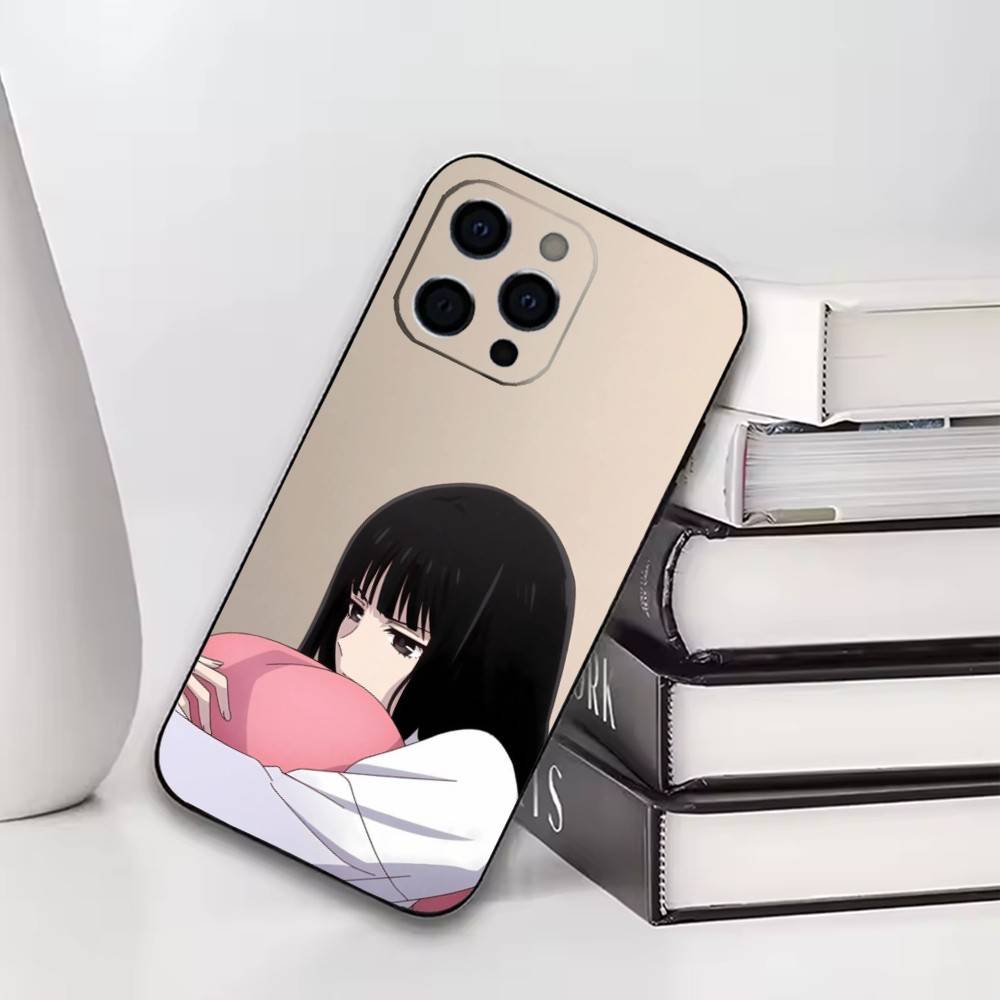 Kimi ni Todoke Чехол для телефона для iPhone17,16,15,14,13,12,11 Plus,Pro Мягкий силиконовый черный чехол