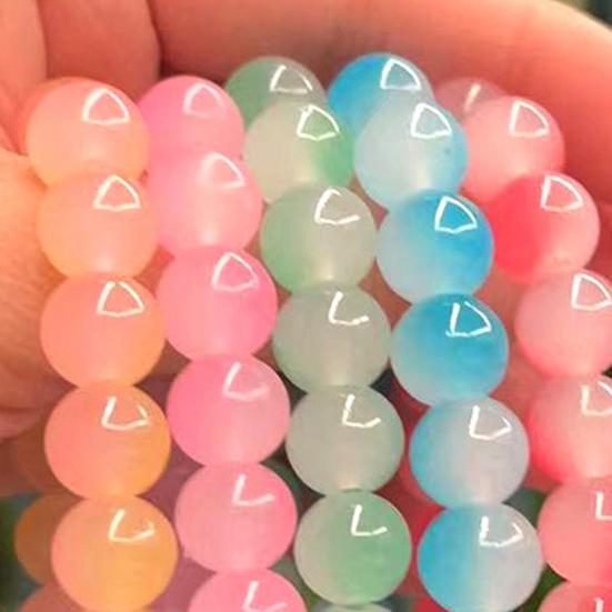 Браслет из бисера контрастного цвета, эластичная веревка, полировка ручной работы, браслет из искусственного хрусталя, ювелирные аксессуары, аксессуары